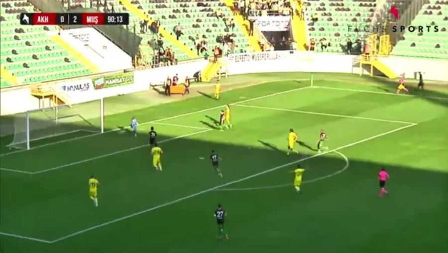 MUŞSPOR, BU SEZON İLK DEFA İKİ FARKLA KAZANDI