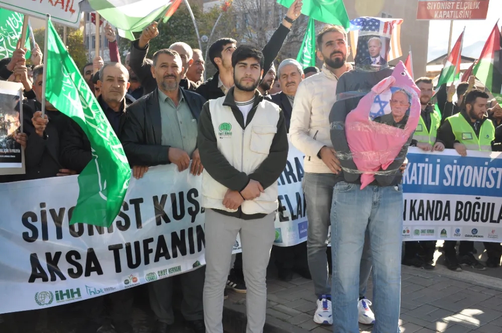 "BÜYÜK GAZZE YÜRÜYÜŞÜ" DÜZENLENDİ