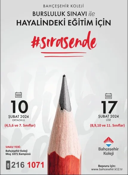BAHÇEŞEHİR KOLEJİ OKULA KABUL SINAVI BAŞVURULARI DEVAM EDİYOR