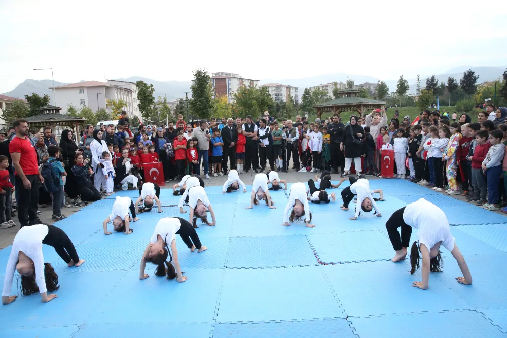 AMATÖR SPOR HAFTASINDA ÇOCUKLAR DOYASIYA EĞLENDİ