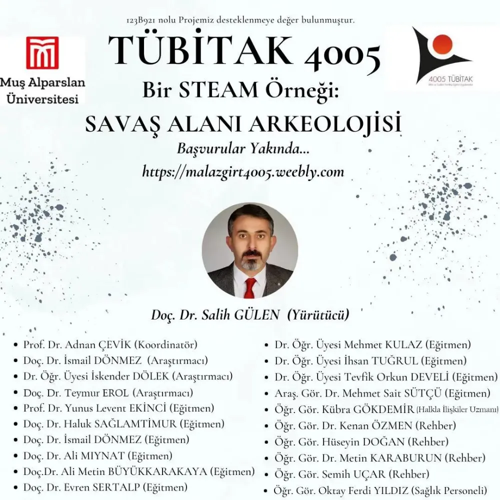 TÜBİTAK’TAN MALAZGİRT PROJESİ’NE DESTEK