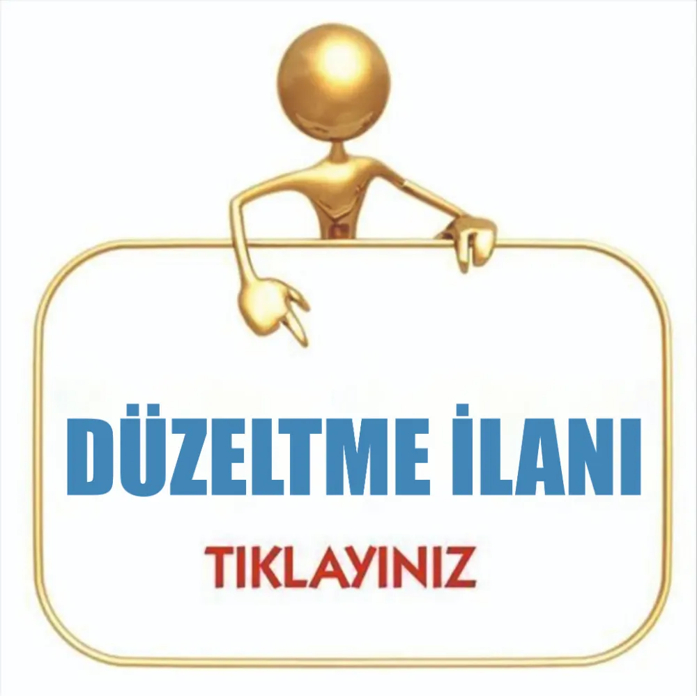 DÜZELTME İLANI