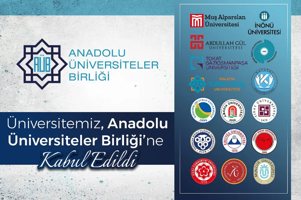 MAUN, ANADOLU ÜNİVERSİTELER BİRLİĞİ ÜYESİ OLDU