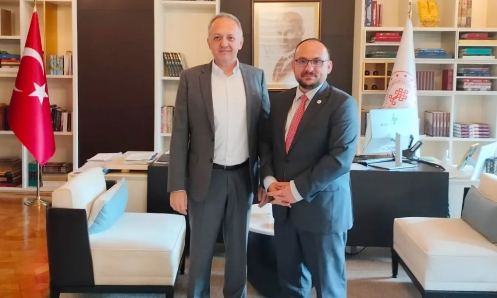 REKTÖR ALİCAN, KÜLTÜR VE TURİZM BAKAN YARDIMCISI İLE MALAZGİRT PROJESİ’Nİ GÖRÜŞTÜ