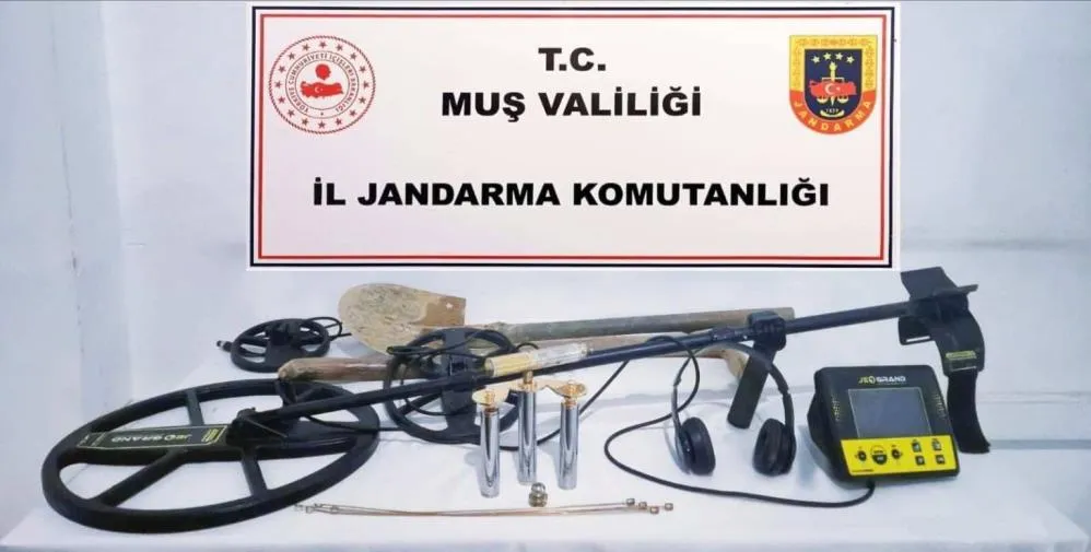 KAÇAK KAZI YAPAN 7 KİŞİ SUÇÜSTÜ YAKALANDI