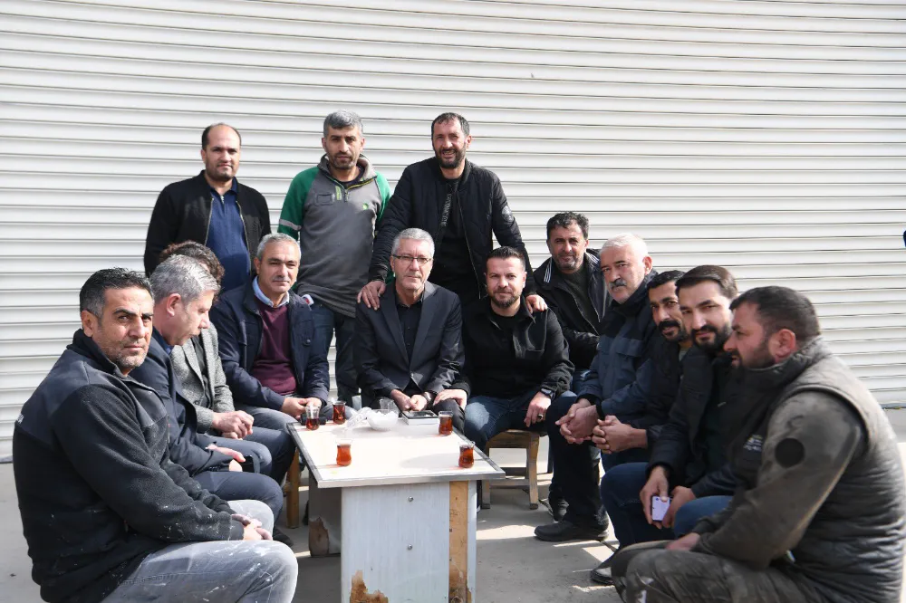 BAŞKAN SÖYLEMEZ, SANAYİ SİTESİ’NDEKİ ÇALIŞMALARI YERİNDE İNCELEDİ