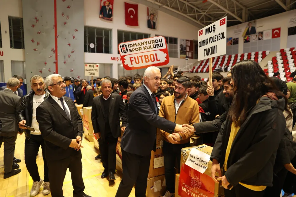 MUŞ’TA AMATÖR SPOR KULÜPLERİNE 2 MİLYON TL’LİK DESTEK