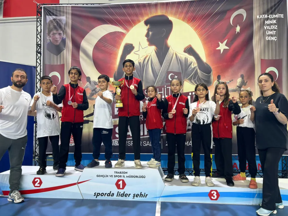 MUŞLU KARATECİLERDEN TRABZON’DA MADALYA YAĞMURU