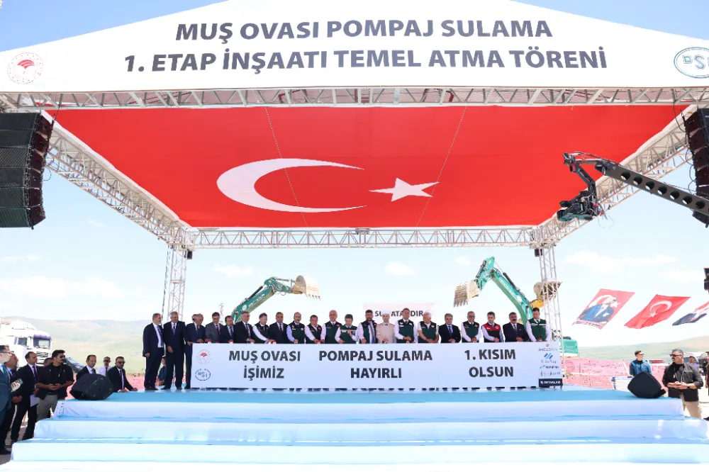 DEV SULAMA PROJESİNİN TEMELİ ATILDI