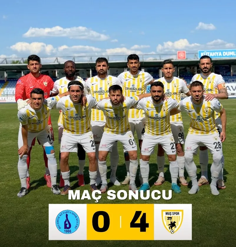 KÜTAHYA’DA ŞOV YAPAN MUŞSPOR, FİNALE GÖZ KIRPTI