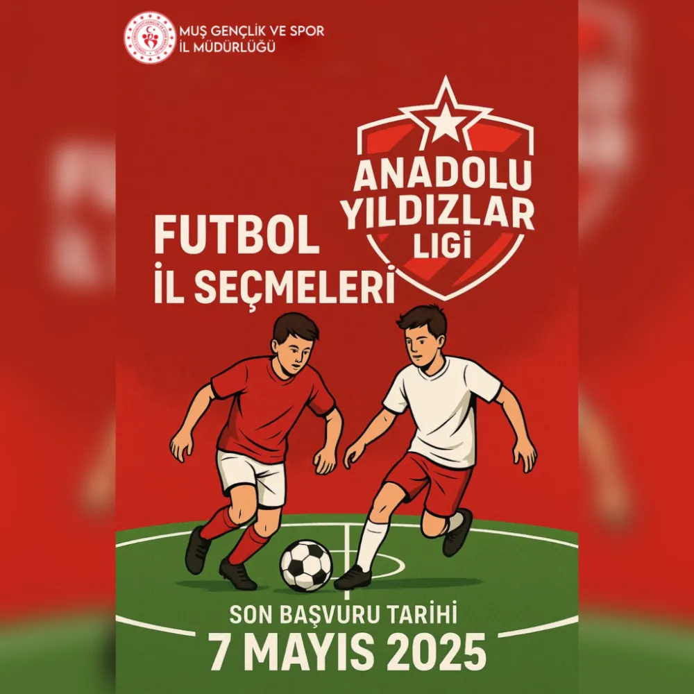 ANADOLU YILDIZLAR LİGİ İÇİN FUTBOL İL SEÇMELERİ BAŞLIYOR