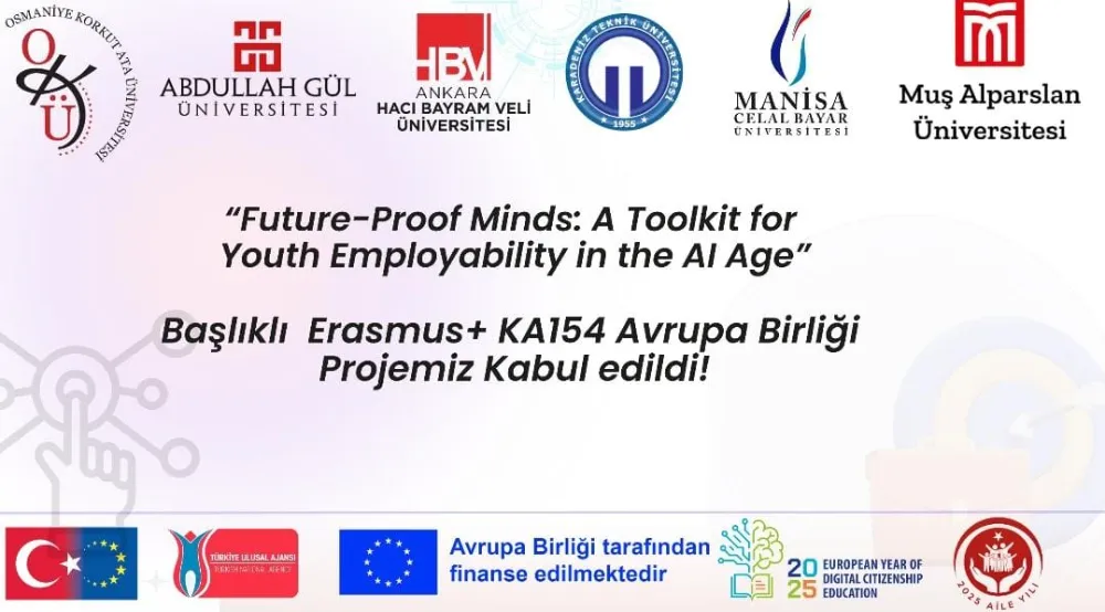MUŞ ALPARSLAN ÜNİVERSİTESİ, YAPAY ZEKÂ ODAKLI ERASMUS+ PROJESİNDE PAYDAŞ OLDU