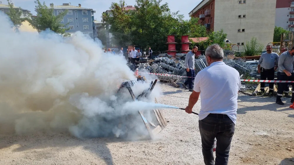 VEDAŞ’TAN YANGIN TATBİKATI