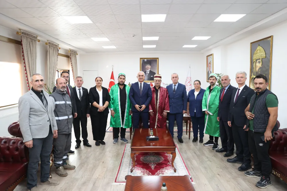 38. AHİLİK HAFTASI KAPSAMINDA VALİ ÇAKIR’A ZİYARET